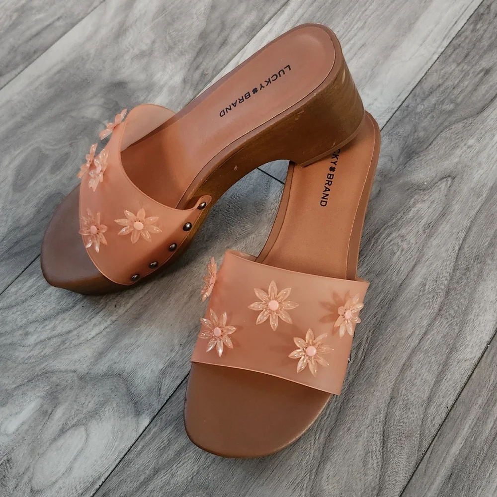 Lucky Brand Fallyn Platform Sandals size 8M